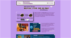 Desktop Screenshot of musicforhealing.co.uk